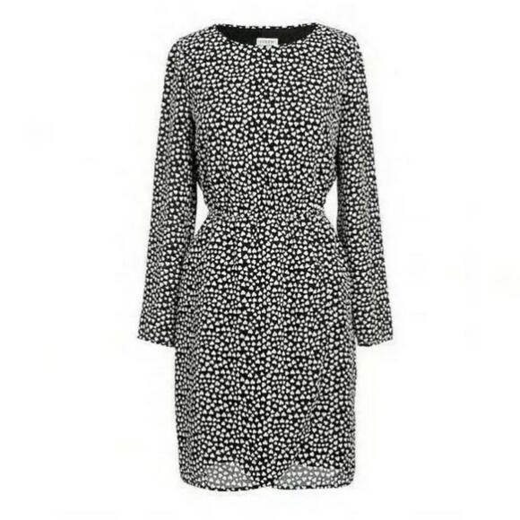 J. Crew Mercantile Tulip hem heart printed dress 14 - Picture 2 of 7